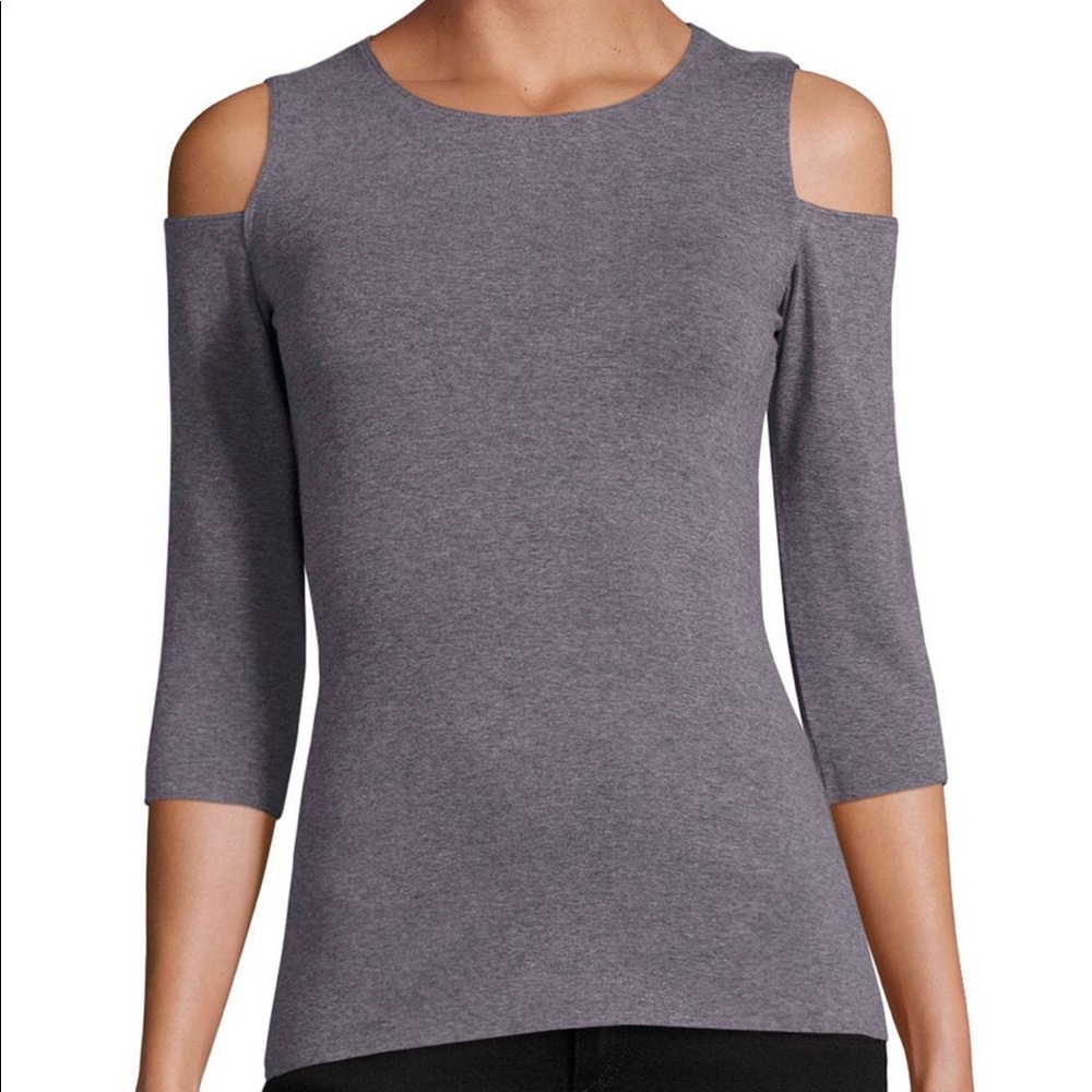 Used Bailey 44 Deneuve cold shoulder top
